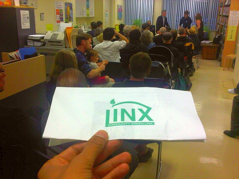 Community-Green-Linx-flyer-at-Metrolinx-Community-Meeting-Liberty-Village-Toronto-Monday-August-23-2010-photo-by-HiMY-SYeD